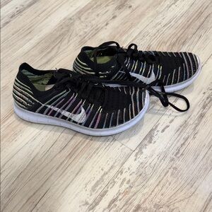 Nike Black and Multicolor Athletic Sneakers